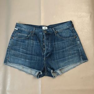 Citizens of humanity Button-fly denim Shorts 29